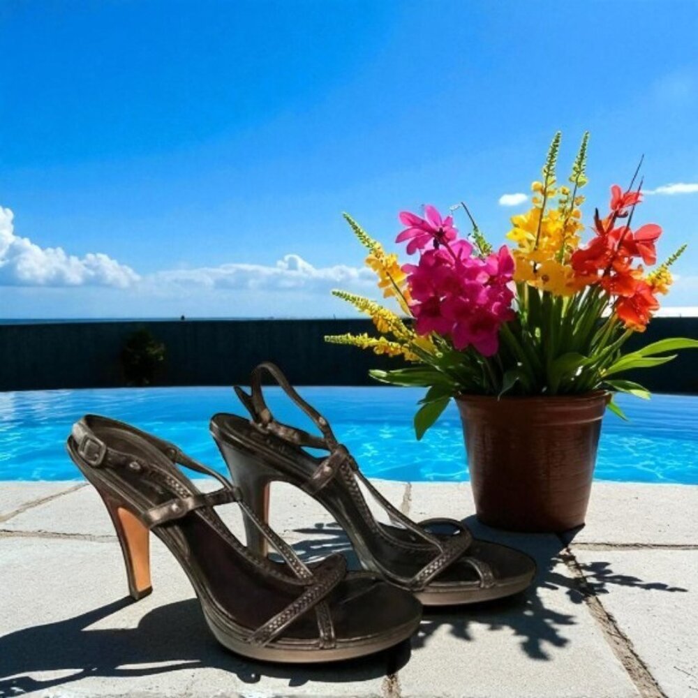Cole Haan Strappy Slingback Heels